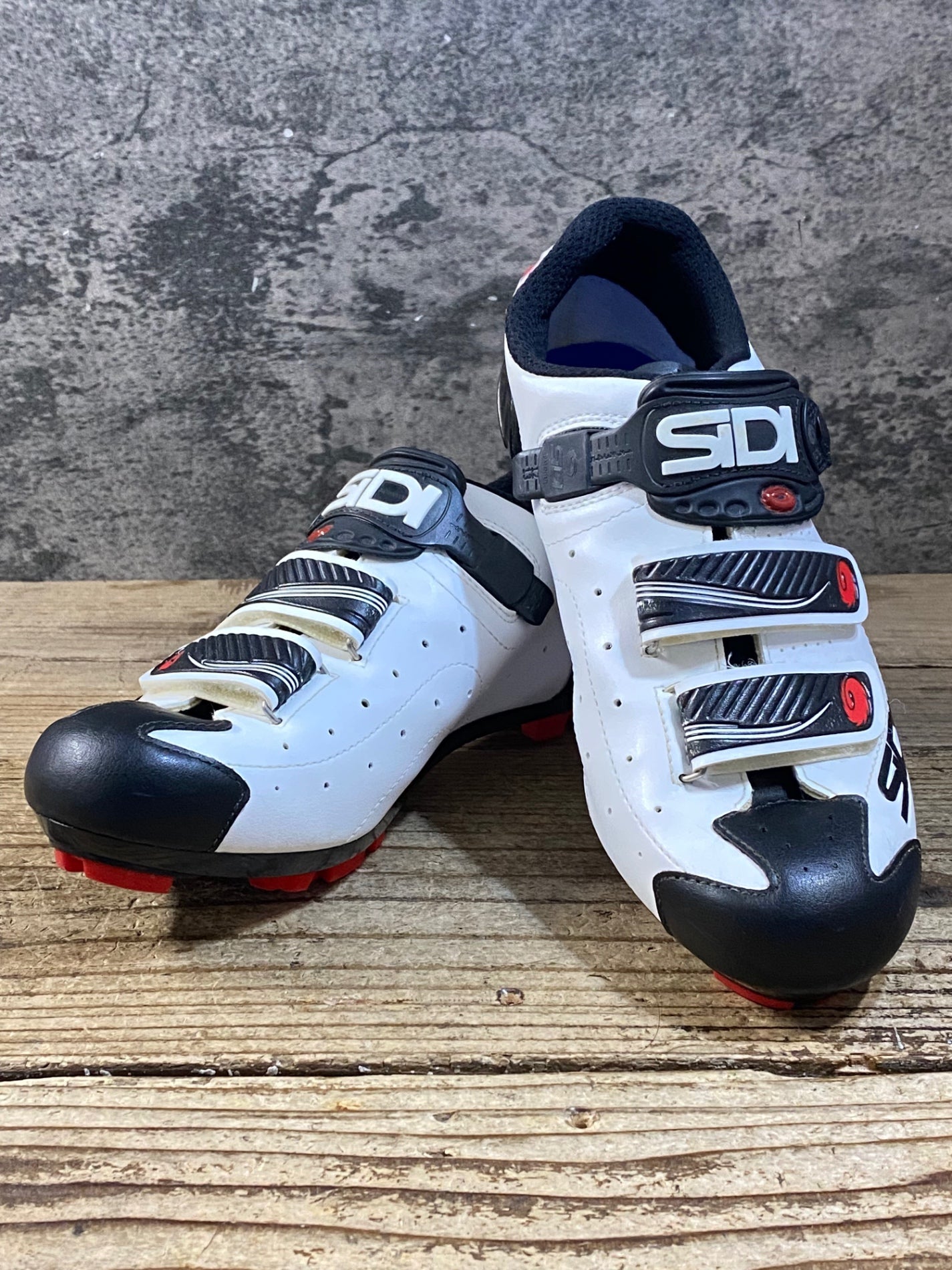KG390 シディ SIDI TRACE MTB ビンディングシューズ 白 SPD EU42 ※ペン