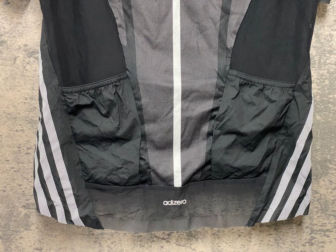 KC169 アディダス adidas 半袖 サイクルジャージ 黒 M adizero light makesfast