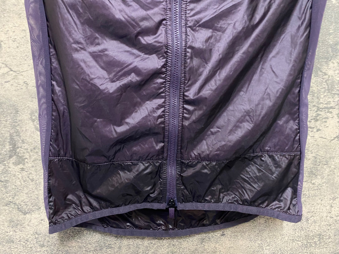 KL475 ラファ Rapha WOMEN'S BREVET INSULATED GILET サイクルベスト ジレ 紫 XS ※動物の毛