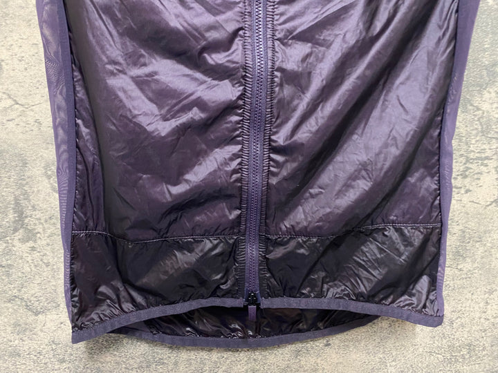 KL475 ラファ Rapha WOMEN'S BREVET INSULATED GILET サイクルベスト ジレ 紫 XS ※動物の毛