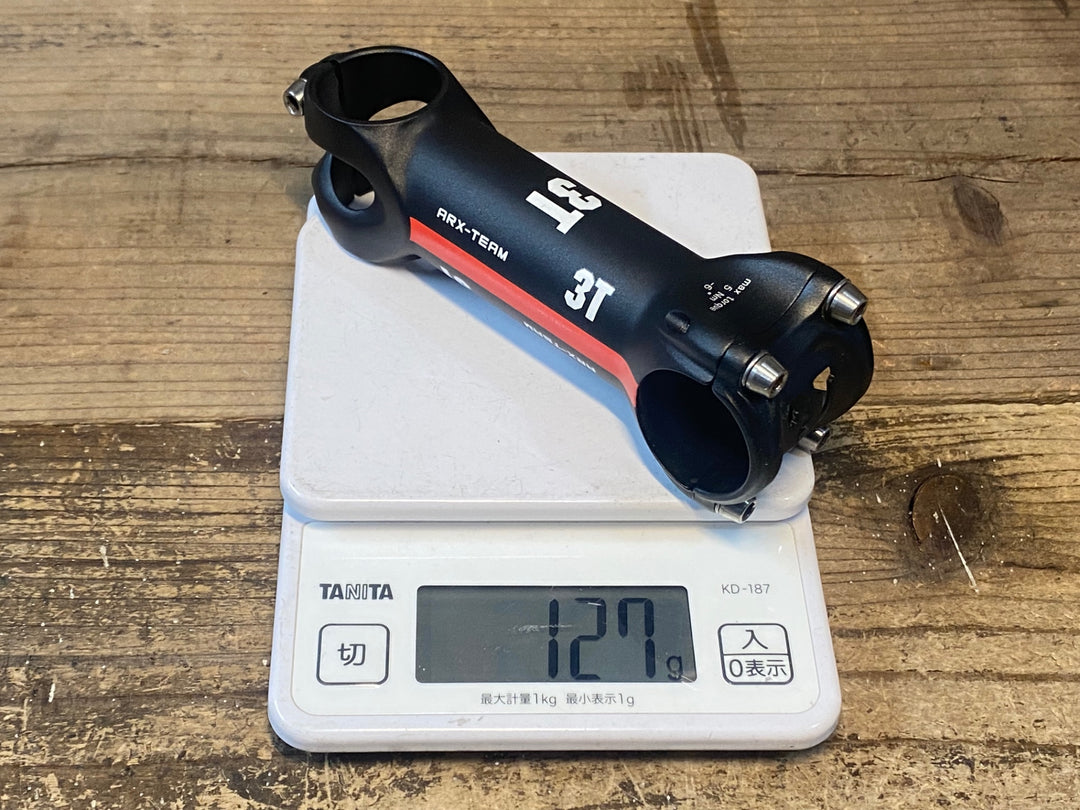 JL018 3T ARX-TEAM アルミ ステム 黒 赤 110mm Φ31.8 OS -6°