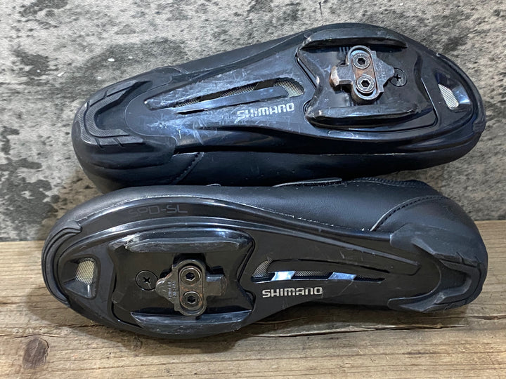 KG399 シマノ SHIMANO RP1 SH-RP100-S L ビンディングシューズ 黒 SPD 3穴 EU38 ※ペン字あり