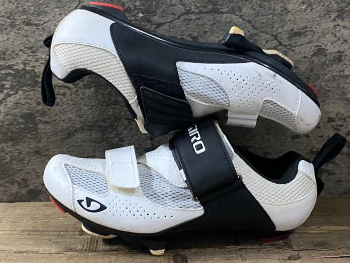 KK362 ジロ GIRO INCITER TRI ビンディングシューズ 白 3穴 EU39