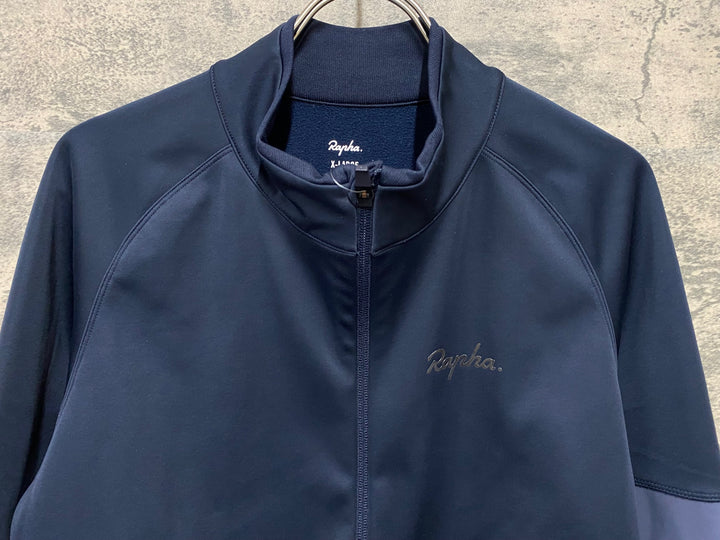 KD166 ラファ Rapha CORE WINTER JACKET 長袖 サイクルジャケット 紺 XL タグカット