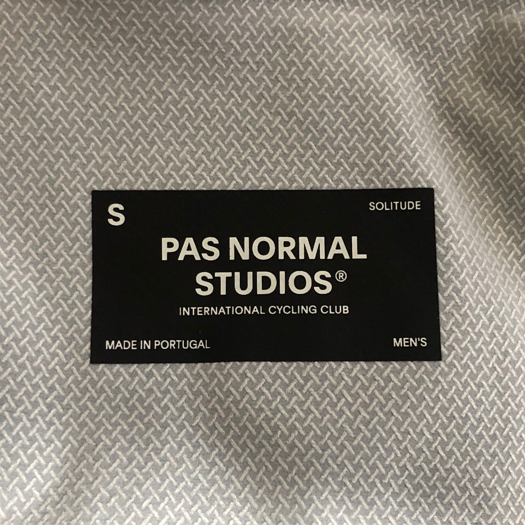 KK153 パスノーマルスタジオ PAS NORMAL STUDIOS Solitude Logo Jersey 半袖 サイクルジャージ 黒 S