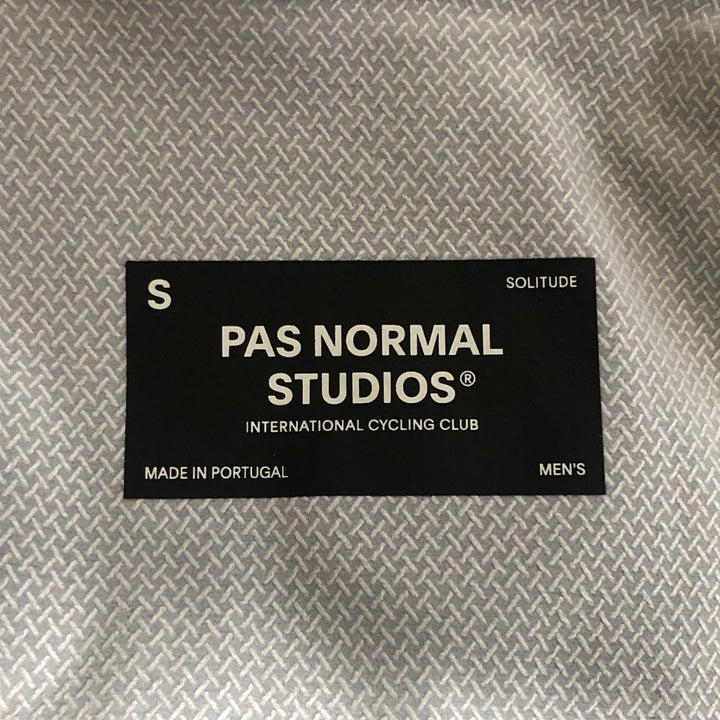 KK153 パスノーマルスタジオ PAS NORMAL STUDIOS Solitude Logo Jersey 半袖 サイクルジャージ 黒 S