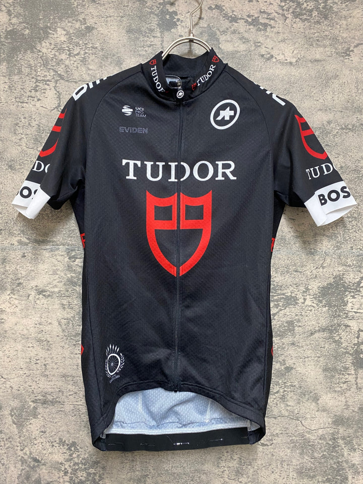 JM998 アソス assos TUDOR PRO TEAM REPLICA JERSEY 半袖 サイクルジャージ 黒 S ※タグカット