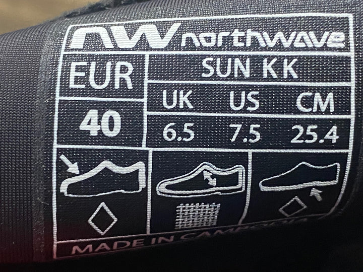 KL097 ノースウェーブ NORTH WAVE CELSIUS XC GTX ビンディングシューズ 黒 EU40 2穴