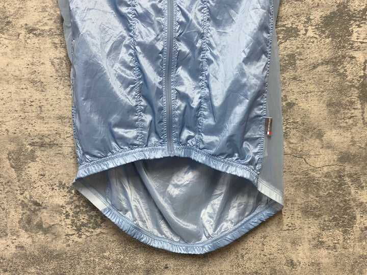 KR585 カフェドシクリステ Cafe du Cycliste Petra Gilet Men サイクルベスト ジレ 水色 L