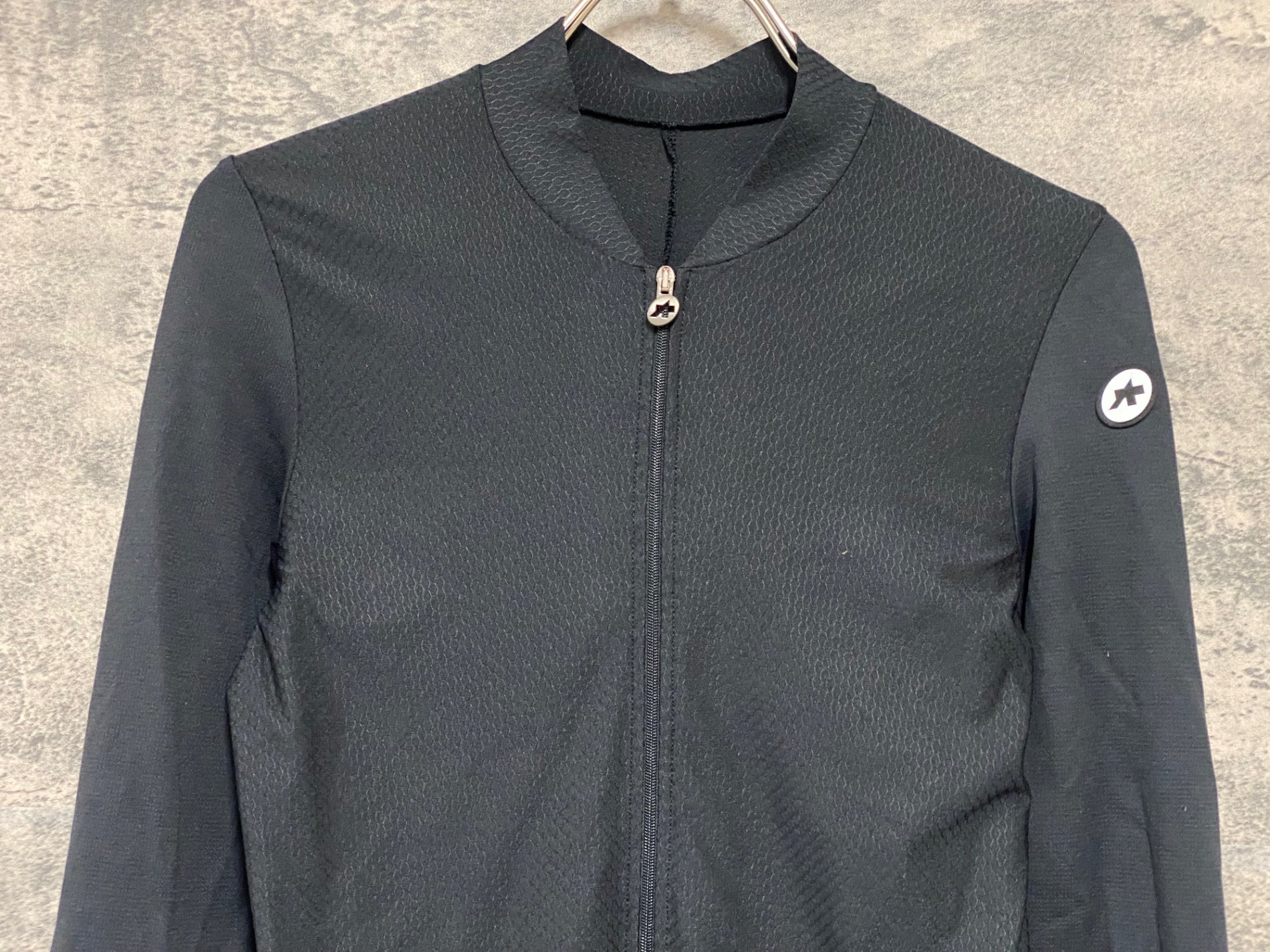 JO799 アソス ASSOS メッシュ 長袖 サイクルジャージ Sサイズ 黒