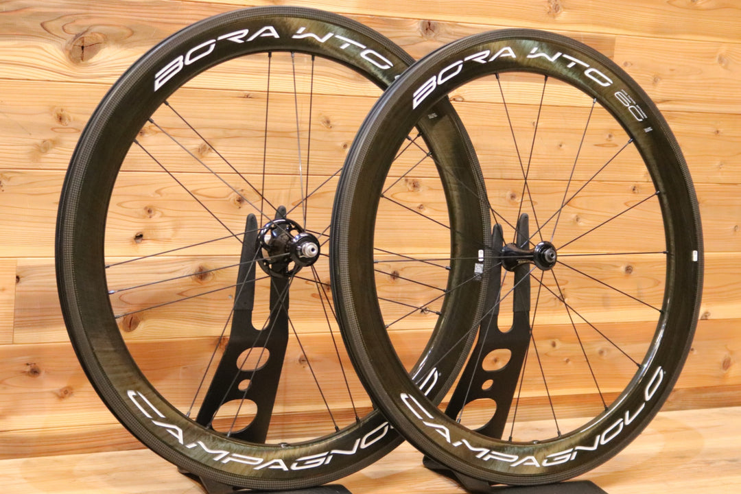 カンパニョーロ CAMPAGNOLO ボーラ BORA WTO 60 RIM AC3 シマノ 11S/12S 19C カーボン チューブレス ホイールセット 【広島店】