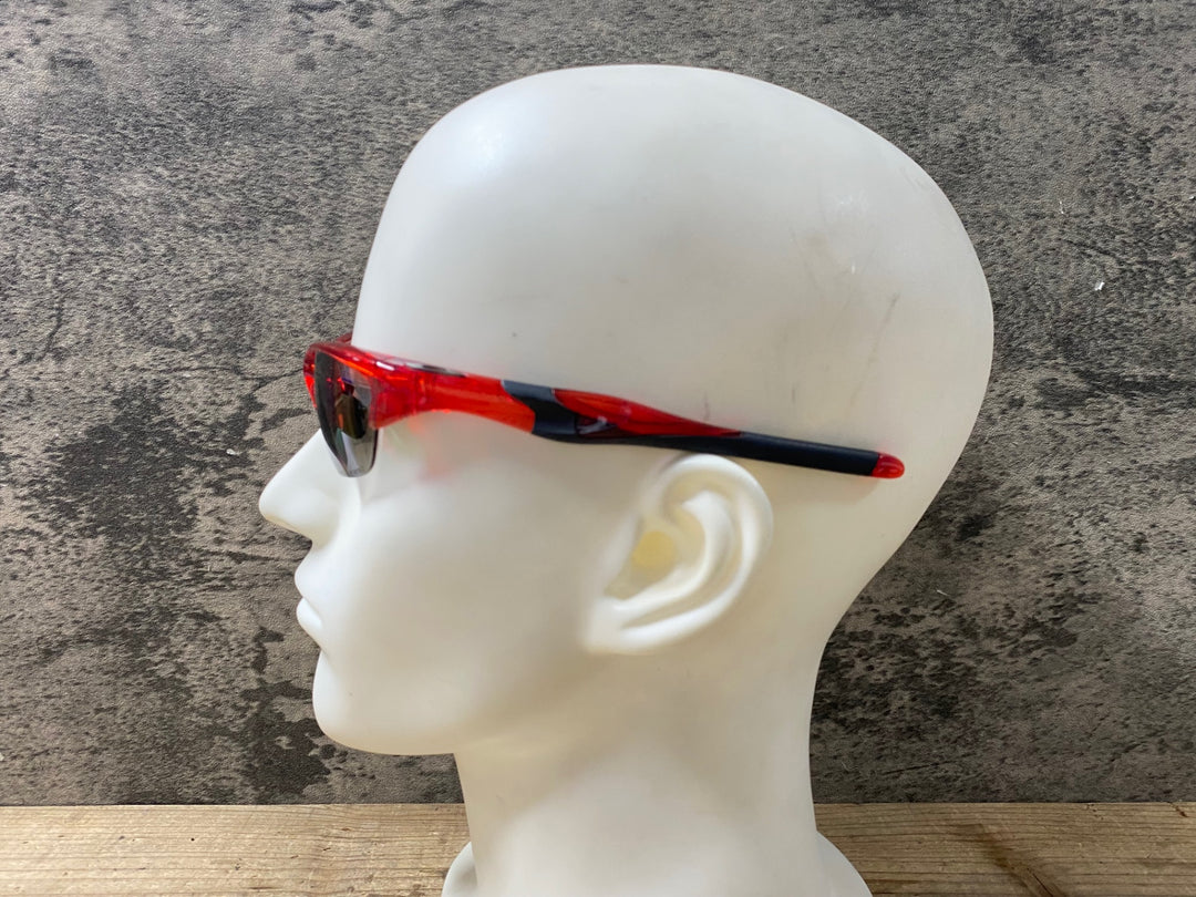 KB087 オークリー OAKLEY HALFJACKET 2.0 サングラス アイウェア クリアレッド POLARIZED
