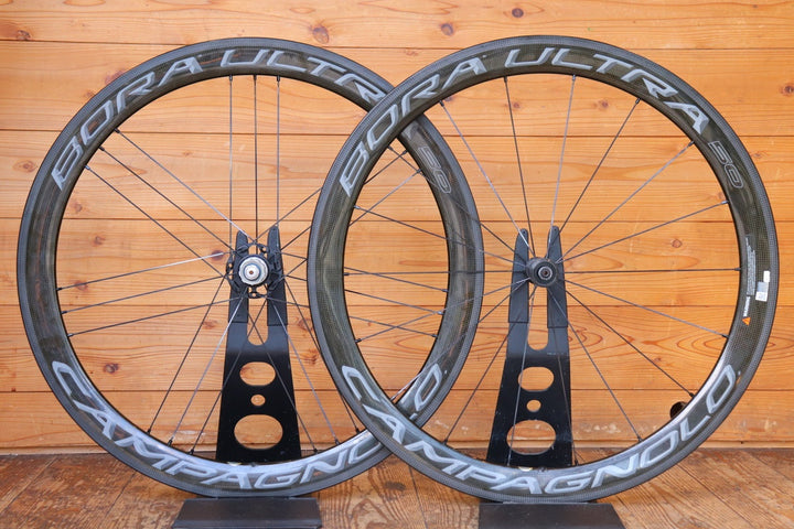 カンパニョーロ CAMPAGNOLO ボーラ ウルトラ BORA ULTRA 50 TU カーボン チューブラー ホイールセット シマノ 11S/12S 【芦屋店】