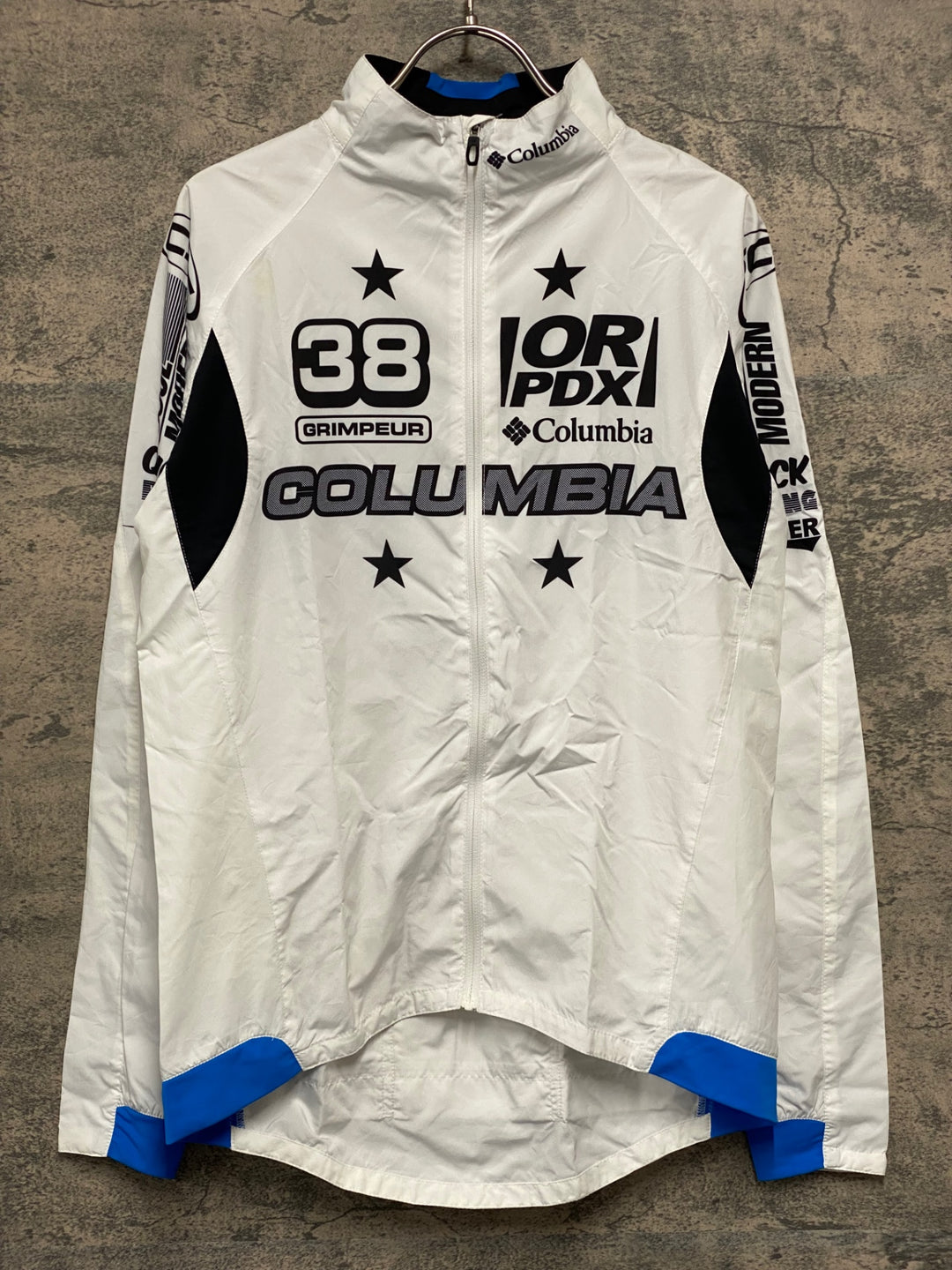 KC993 コロンビア columbia 長袖 ウィンドブレーカー 白 M
