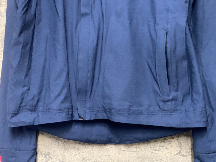 KI170 ラファ Rapha CITY RAIN JACKET 長袖 レインジャケット ネイビー M ※使用感強