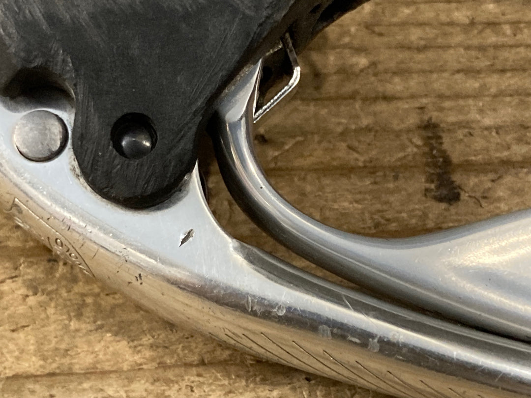 KI872 カンパニョーロ CAMPAGNOLO ミラージュ MIRAGE 左 エルゴレバー 2s シルバー 前期 ※ワイヤーが抜けない為ジャンク