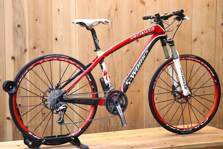 スペシャライズド SPECIALIZED エスワークス スタンプジャンパー S-WORKS STUMPJUMPER HT DISC 2009年モデル 15.5サイズ シマノ XTR MIX 9S カーボン MTB 【芦屋店】