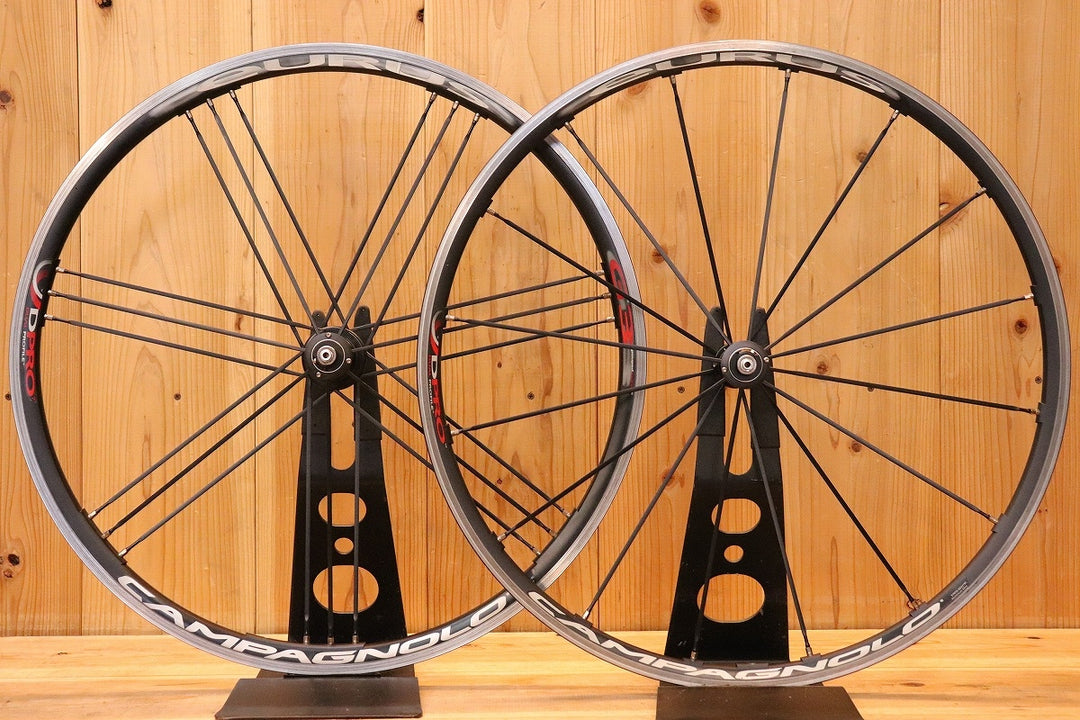 カンパニョーロ CAMPAGNOLO ユーラス EURUS アルミ クリンチャー ホイールセット カンパニョーロ 11S/12S ナローリム 15C 【芦屋店】