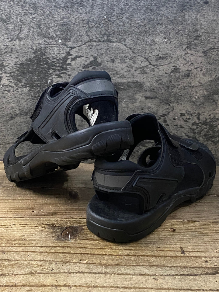 KK237 シマノ SHIMANO SD5 SH-SD501 M L01 S ビンディングシューズ サンダル 黒 EU43