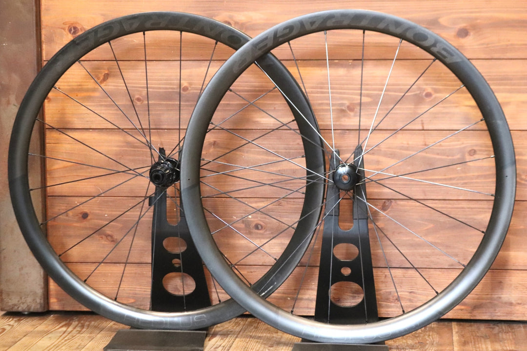 ボントレガー BONTRAGER アイオロス AEOLUS RSL37 DISC カーボン チューブレスレディ ホイールセット シマノ11S/12S 21C 【東京南麻布店】