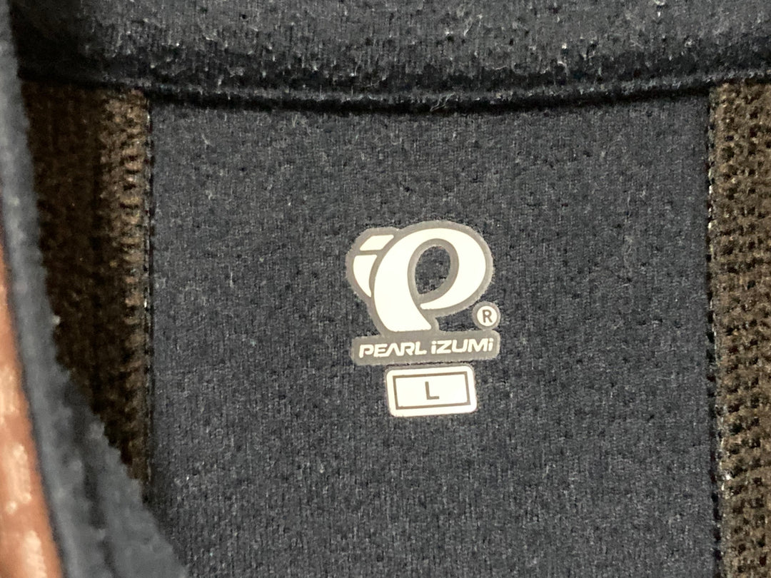 JW073 パールイズミ PEARL iZUMi 長袖 サイクルジャケット 黒 L 裏起毛