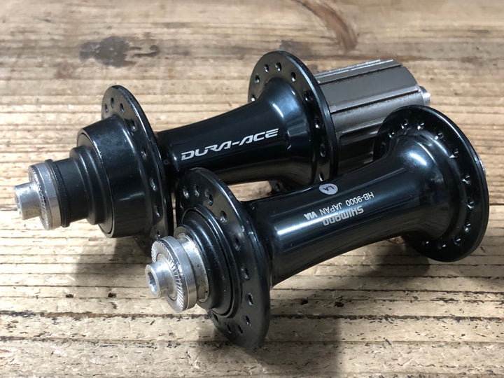 IJ880 シマノ SHIMANO デュラエース DURA-ACE FH-9000 F/18H R/32H ハブ前後セット