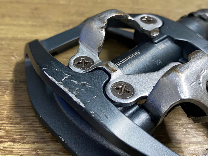 KP377 シマノ SHIMANO PD-EH500 ビンディングペダル 片面フラット SPD ※ピン欠品