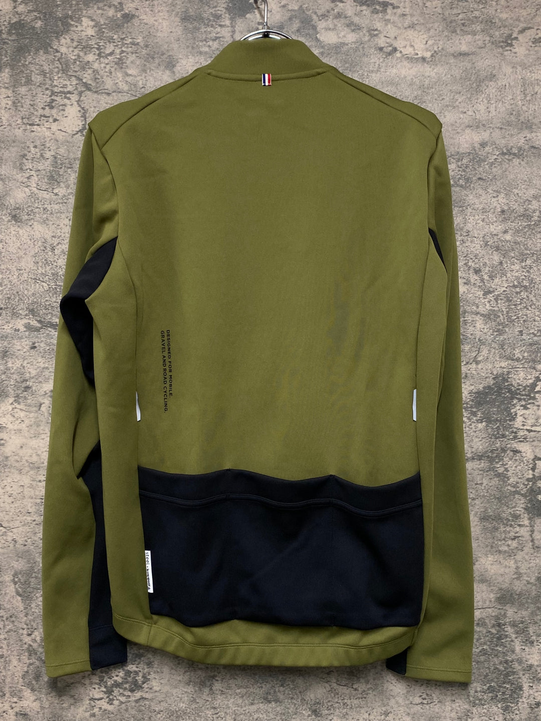 JV410 ルコックスポルティフ le coq sportif 長袖 サイクルジャージ オリーブ M