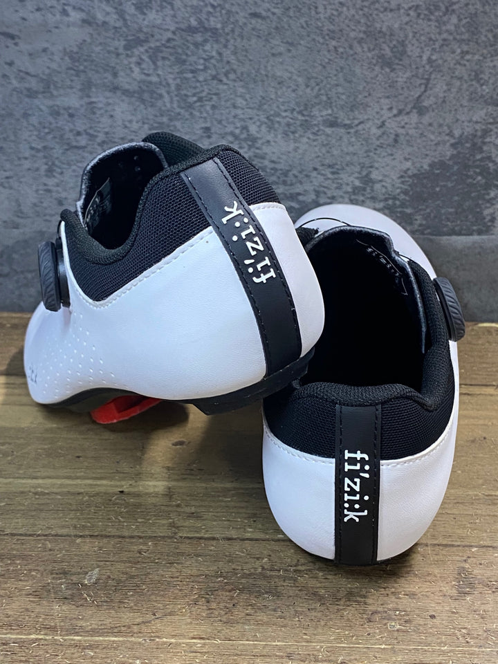 JW178 フィジーク fizik VENTO OMNA WIDE ビンディングシューズ SPD-SL EU40 白