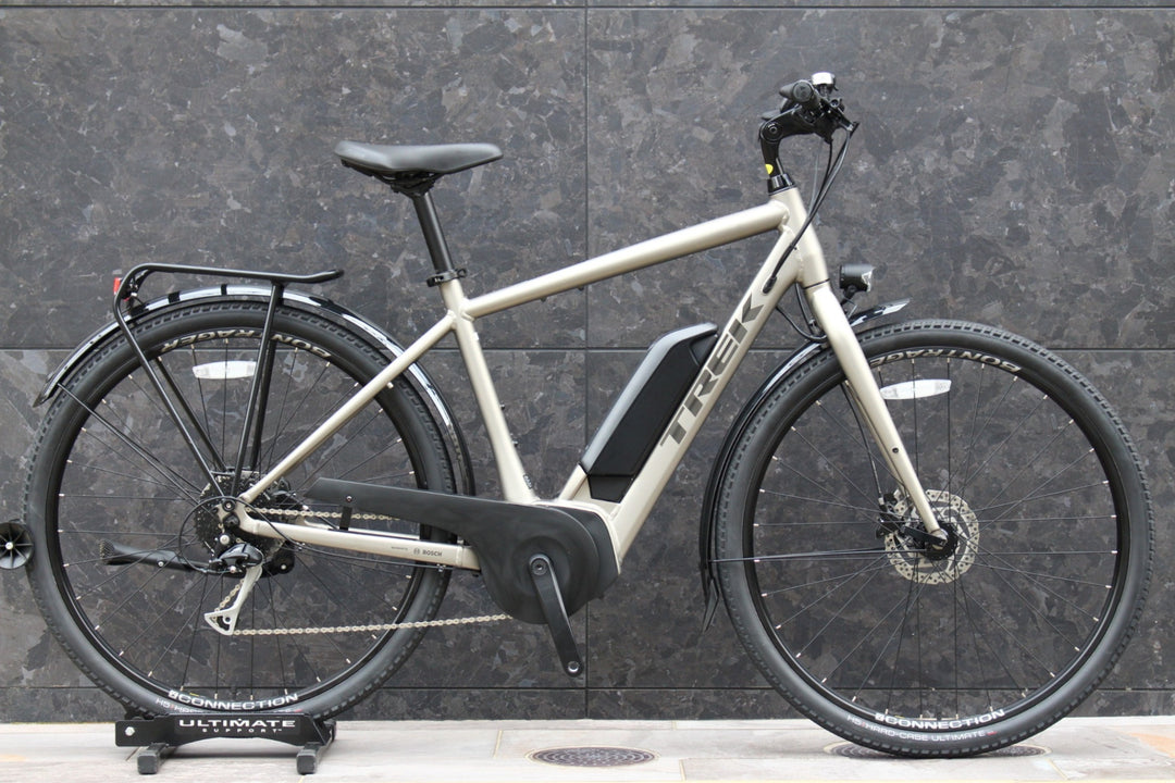 【店頭受け取り限定】トレック TREK VERVE＋2 2021年 Mサイズ シマノ アリビオ M3100 MIX 9S アルミ クロスバイク E-BIKE 【福岡店】