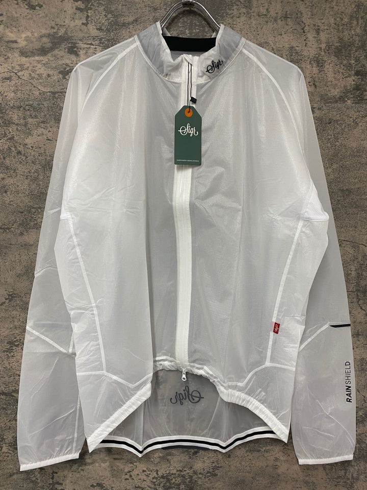 JI120 シーガー Sigr 長袖 レインジャケット 白 XXL