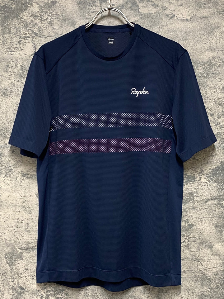KI003 ラファ Rapha EXPLORE TECHNICAL T-SHIRT 半袖 Tシャツ 紺 S