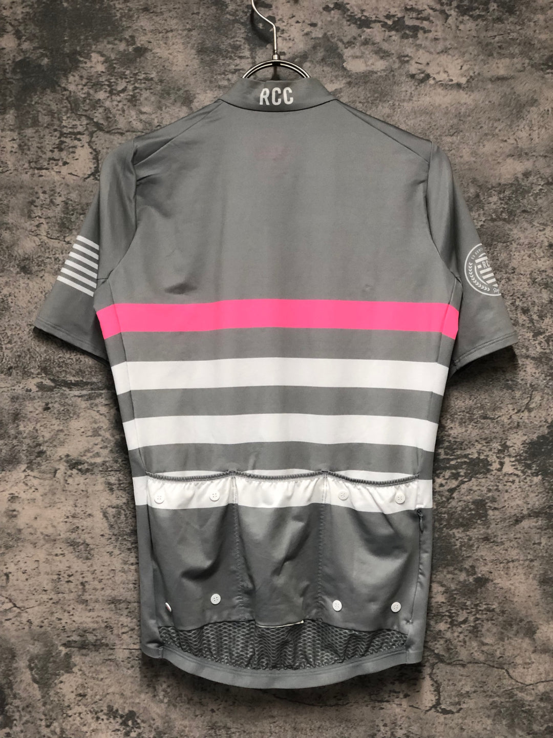KH623 ラファ Rapha RCC PRO TEAM MIDWEIGHT JERSEY 半袖 サイクルジャージ グレー S