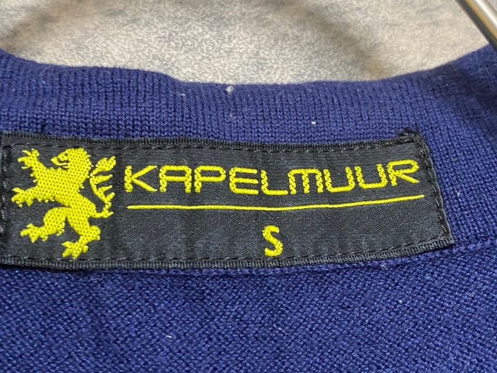 JS107 カペルミュール KAPELMUUR 半袖 ポロシャツ 紺 ボーダー S