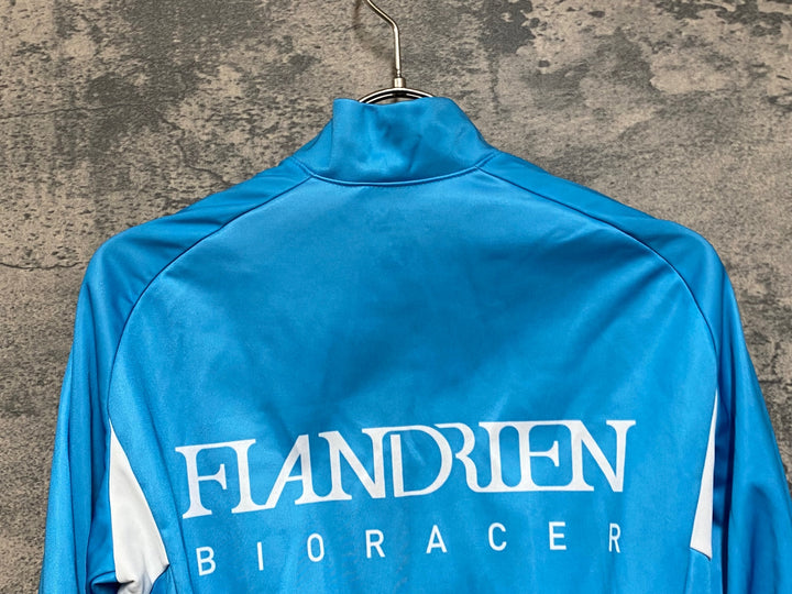 JS083 ビオレーサー BIORACER 長袖 サイクルジャージ 水 2/S 裏起毛 FLANDRIEN