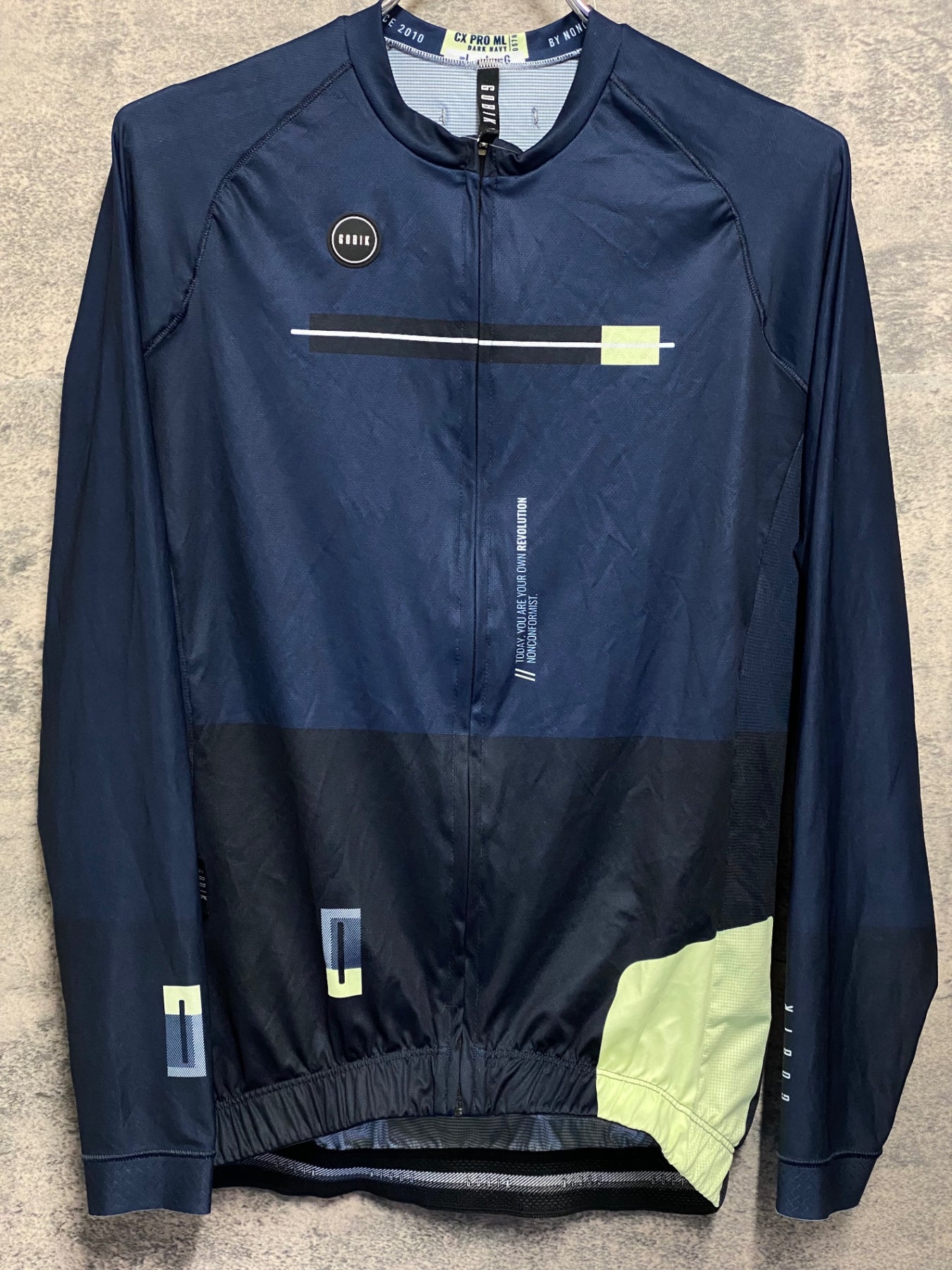 JV260 ゴビック GOBIK CX PRO ML 長袖 サイクルジャージ ネイビー L