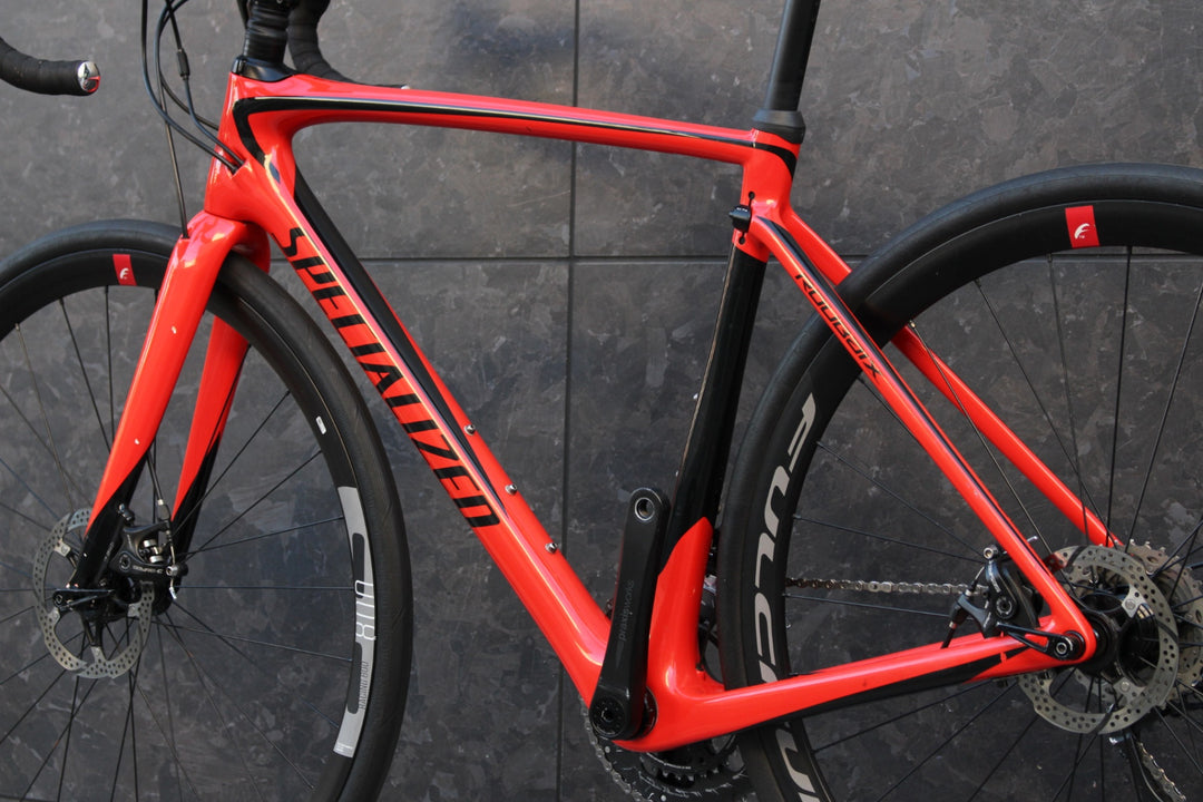 スペシャライズド SPECIALIZED ルーベ エリート ROUBAIX ELITE 2017年モデル 54サイズ シマノ105 5800 MIX 11S 機械式DISC カーボン ロードバイク 【福岡店】