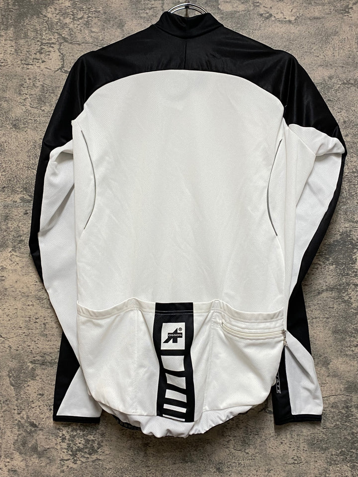 JQ220 アソス assos AIR BLOCK 799 長袖 サイクルジャージ M 赤黒 防風