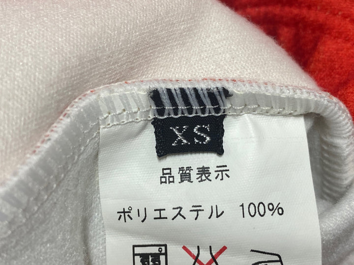 JH001 パンダーニ Pandani 長袖 サイクルジャケット 白 赤 総柄 XS
