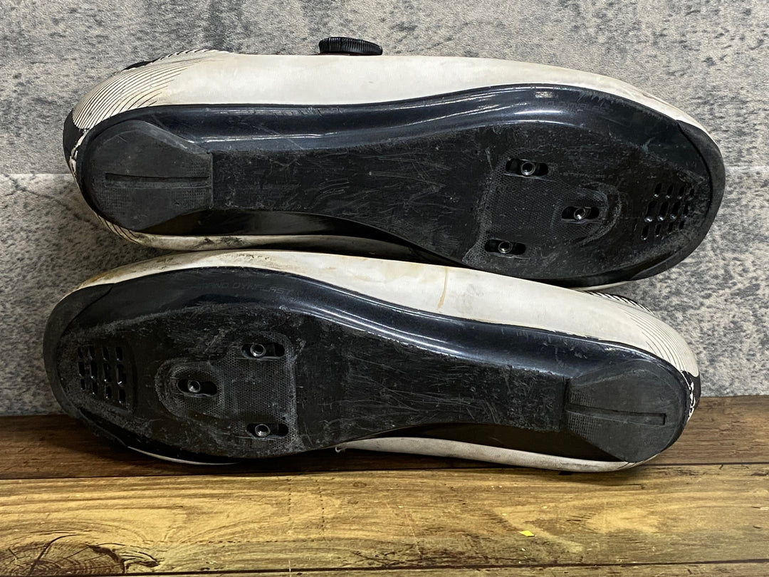 JZ234 シマノ SHIMANO SH-RP400M W01S ビンディングシューズ 3穴 白 EU45
