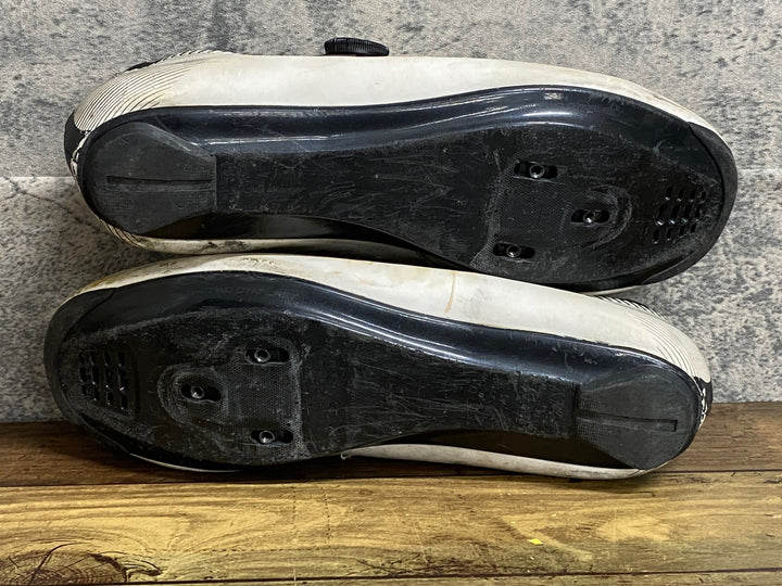 JZ234 シマノ SHIMANO SH-RP400M W01S ビンディングシューズ 3穴 白 EU45
