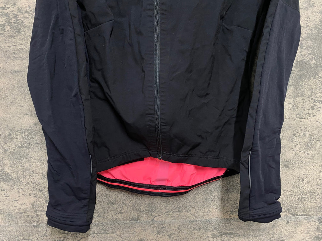 JY126 ラファ Rapha SOUPLESS JACKET 長袖 サイクルジャケット 裏起毛 黒 M