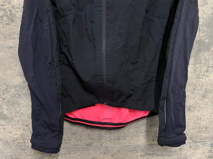 JY126 ラファ Rapha SOUPLESS JACKET 長袖 サイクルジャケット 裏起毛 黒 M