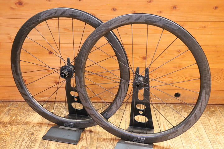 ジップ ZIPP 303 NSW DISC カーボン チューブレスレディ ホイールセット シマノ 11S/12S 21C 【芦屋店】