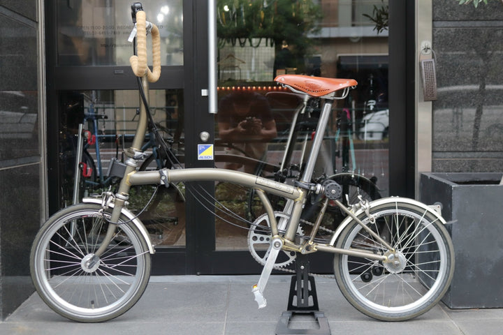 ブロンプトン BROMPTON P6L 2014モデル RAWカラー 外装2S×内装3S 折り畳み 16インチ 小径車 ミニベロ 【東京南麻布店】