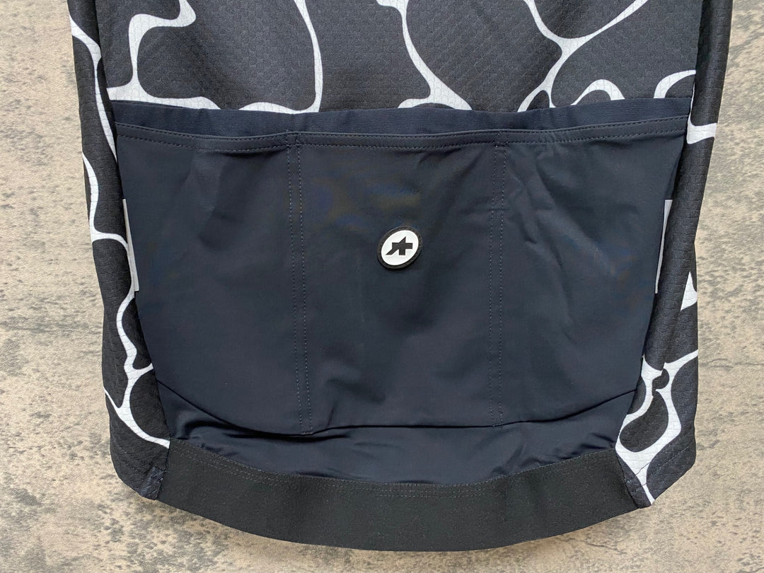 JJ122 アソス ASSOS UMA GT voganski 半袖サイクルジャージ 黒 S