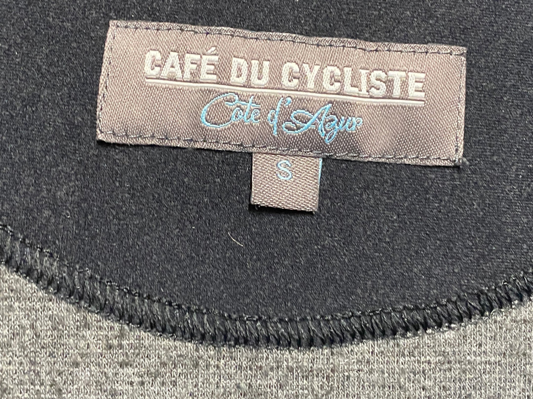 KS232 カフェドシクリステcafe du cycliste MARGUERITE 長袖 サイクルジャージ 茶 裏起毛 S