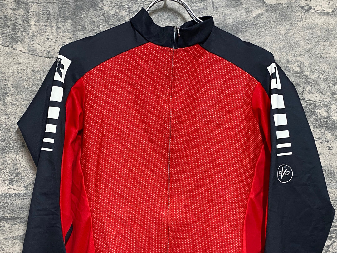 KD684 アソス ASSOS 長袖 サイクルジャージ 赤 L