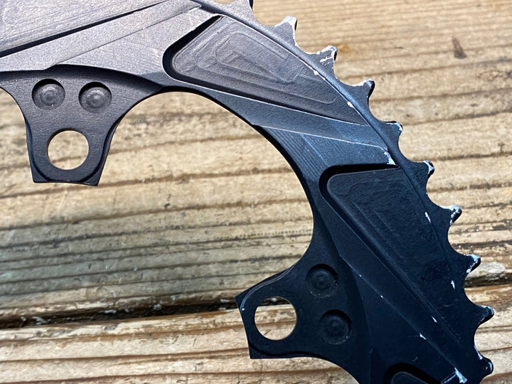 JI674 ウィックワークス wickwerks チェーンリング 52/36T 5H 110BCD