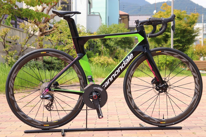 キャノンデール CANNONDALE システムシックス SYSTEMSIX HI-MOD 2019年モデル 56サイズ シマノ アルテグラ R8070MIX カーボン ロードバイク 【芦屋店】